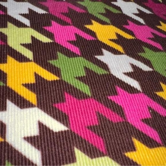 Juniper Gauge Corduroy Multicolor Houndstooth Lightweight Tote - Picture 5 of 5